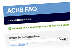 ACHS Knowledgebase